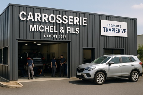 CARROSSERIE MICHEL & FILS reprise par LE
GROUPE TRAPIER VP, opération organisée
par PME PARTNER