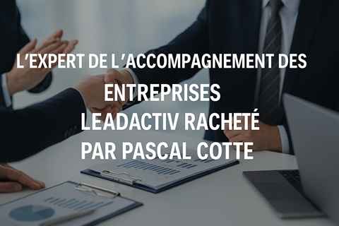 LEADACTIV racheté par Pascal COTTE