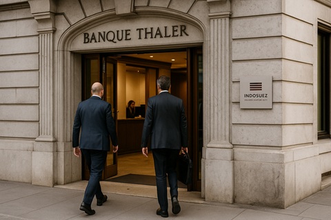 INDOSUEZ WEALTH MANAGEMENT finalise
l'acquisition de BANQUE THALER