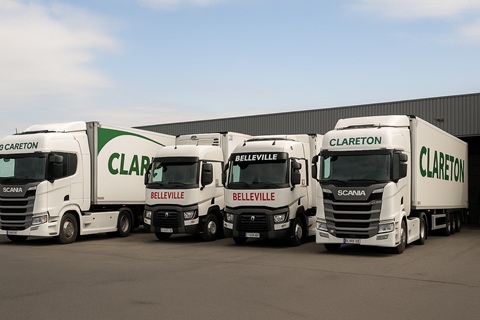 Les TRANSPORTS BELLEVILLE entrent dans
le giron du groupe CLARETON