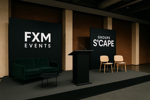 S’CAPE accélère son ancrage territorial
avec l’acquisition de FXM EVENTS