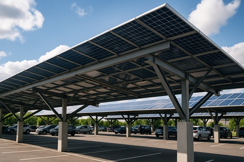 Le spécialiste du béton RECTOR LESAGE se
renforce dans les ombrières solaires
avec MECOSUN