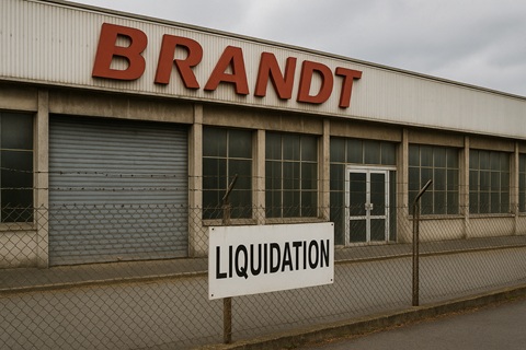 Le géant français de l’électroménager
BRANDT mis en liquidation