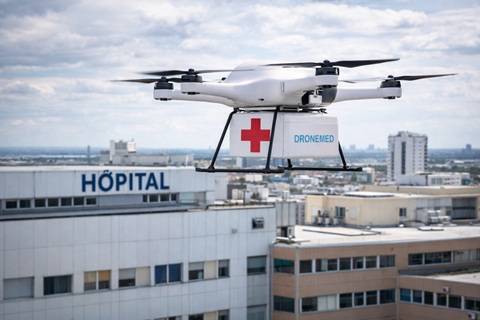 INNOV’ATM sécurise 5 M€ pour sa solution
de transport médical par drone