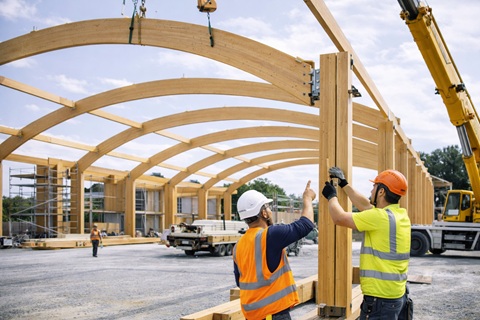 Le GROUPE CB se diversifie dans la
construction en bois avec la société
JAMES