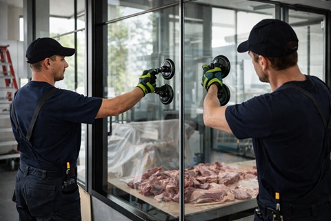 SYNERCOM IDF conseille la cession d'une
société spécialisée dans la fourniture
et pose de vitreries et miroiteries