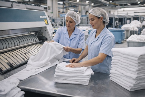 BANQUE POPULAIRE VAL DE FRANCE
accompagne la cession d'une
blanchisserie