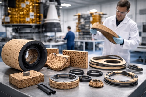 Le caoutchouc des airs de DELMON s’offre
le liège de l’espace d’HPK