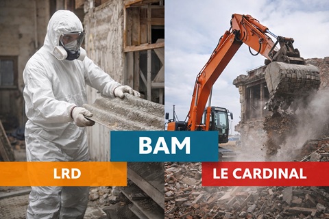 Le groupe BAM met la main sur les deux
PME LRD et LE CARDINAL