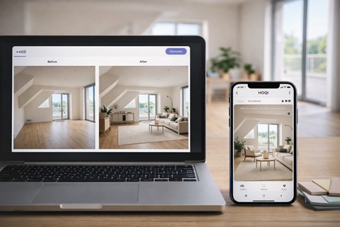 LA BOÎTE IMMO s'empare de l'application
HOQI