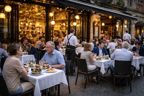 Conseillé par LARGILLIÈRE FINANCE,
l’établissement bruxellois CHEZ LEON
rejoint le GROUPE JOULIE