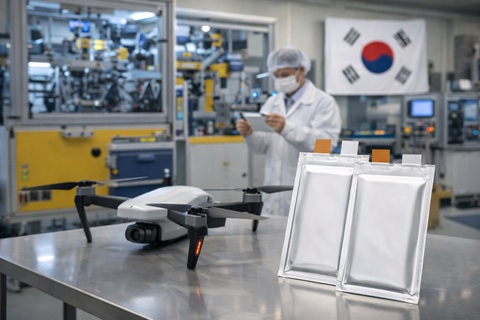 NEO BATTERY rachète un site en Corée
pour développer ses cellules de
batteries pour drones et robots