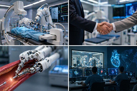 La start-up rouennaise ROBOCATH et ses
solutions robotiques rachetées par
l'américain STEREOTAXIS