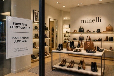 La marque de chaussures MINELLI de
nouveau placée en redressement
judiciaire