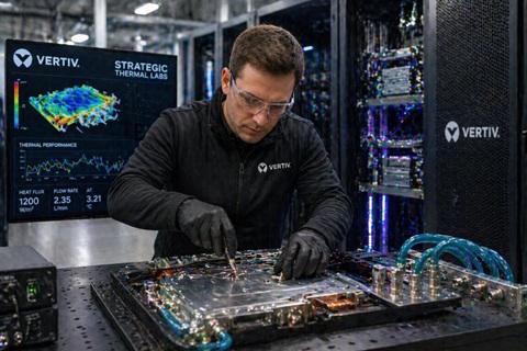 VERTIV se renforce dans le
refroidissement des infrastructures IA
avec l’acquisition de STRATEGIC THERMAL...