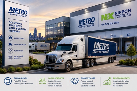 METRO SUPPLY CHAIN rejoint le GROUPE NX
