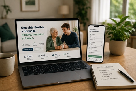 La start-up anversoise MAURICE & NORA
lève 1 M€ pour sa plateforme d’aide à
domicile