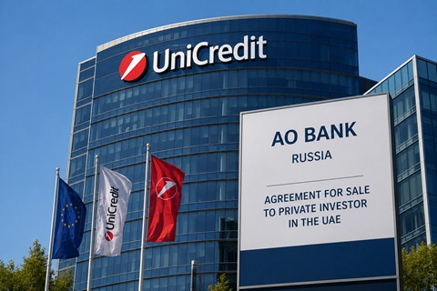 UNICREDIT annonce la vente de sa filiale
russe AO BANK