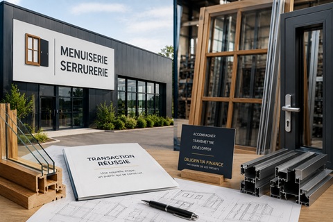 Transaction réussie pour DILIGENTIA
FINANCE en Menuiserie - Serrurerie