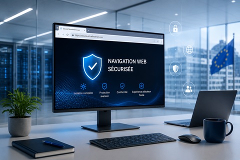 VIRTUALBROWSER lève 6 M€ pour sa
plateforme de protection de la
navigation web