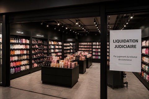 L'enseigne nantaise SAGA COSMETICS est
placée en liquidation
