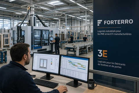 FORTERRO renforce son offre logicielle
pour les PME industrielles et les ETI
manufacturières avec 3E
