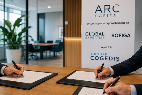 ARC CAPITAL accompagne le rapprochement
de GLOBAL EXPERTISE & SOFIGA