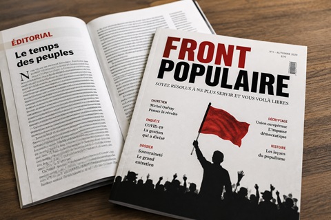 VINCENT BOLLORÉ prend le contrôle de
FRONT POPULAIRE, la revue de Michel
Onfray
